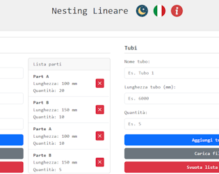 Nesting lineare